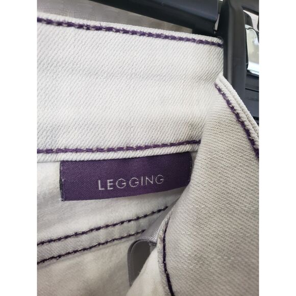 NYDJ Womens Jeans Size 6 Gray Purple Undertones Lift Tuck Tech Comfy Legging USA - Picture 3 of 7